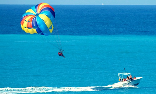 parasailing